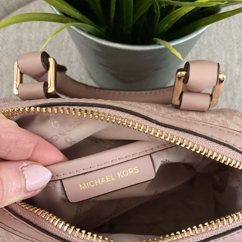 Michael Kors Bedford Legacy Extra-Small Logo Duffle Crossbody Bag - Picture 13 of 15